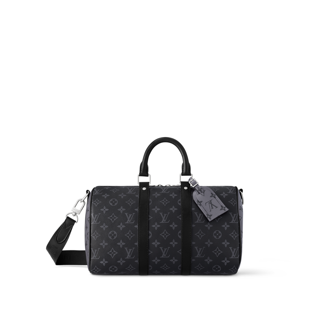 新品 LOUIS VUITTON Keepall 35 定価¥438,900 Keepall Bandoulière 35 Monogram Eclipse - Bags | LOUIS VUITTON